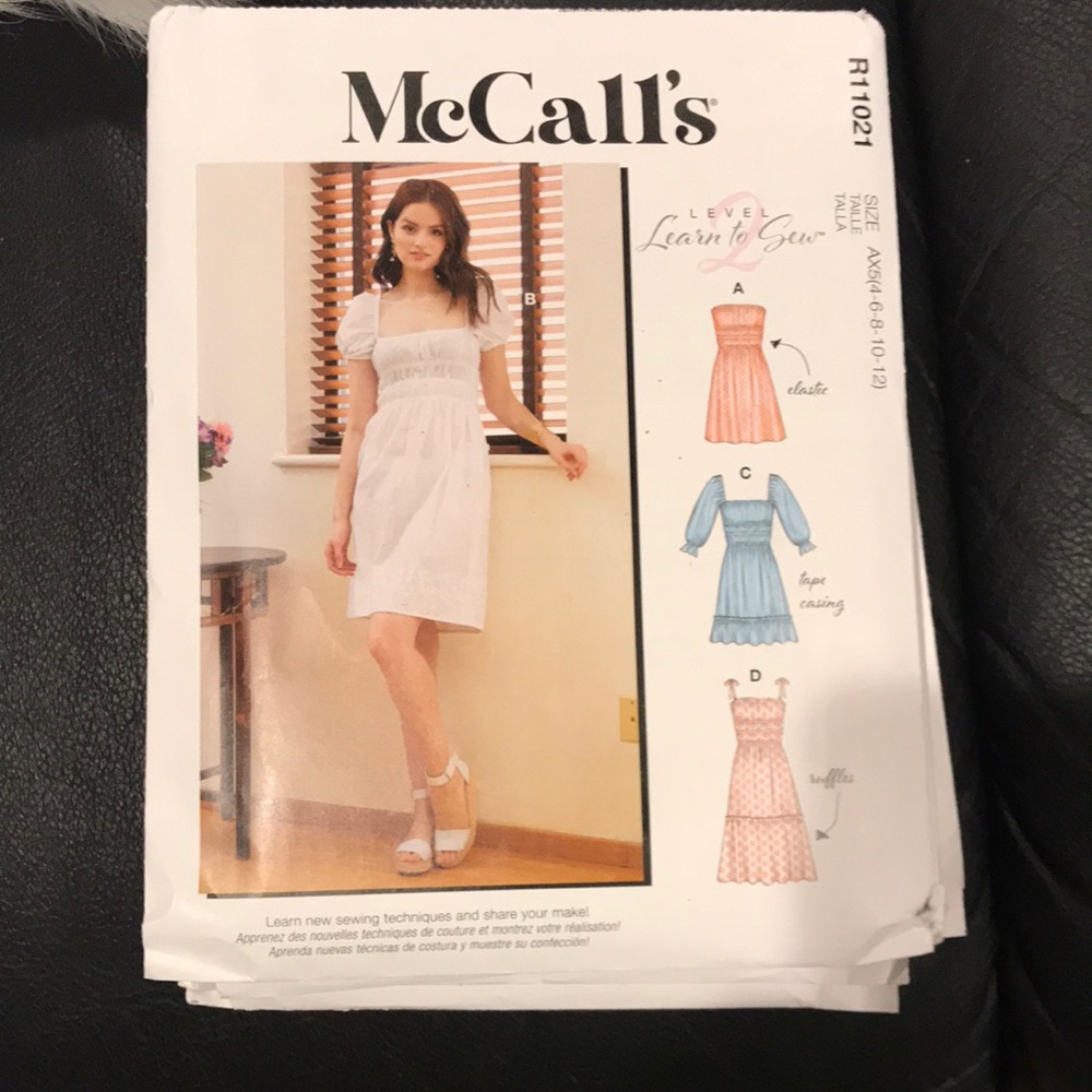 Brand new McCall’s Home sewing Pattern